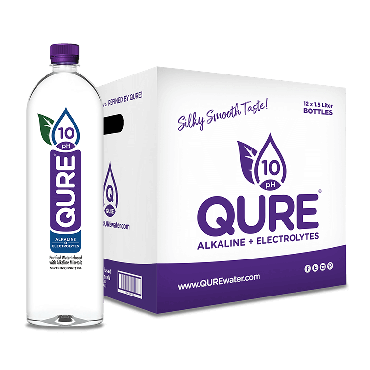 QURE Alkaline Water 1.5L box