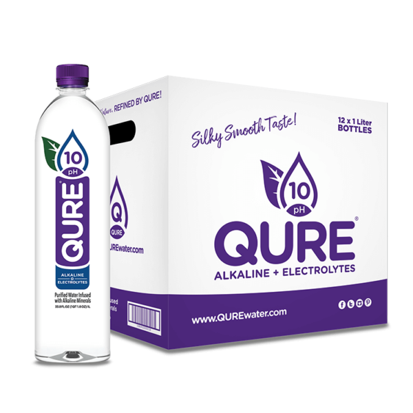 QURE Alkaline Water 1L box