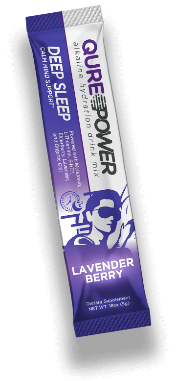 QURE Power Deep Sleep Alkaline Hydration Drink Mix - The best powdered drink mix